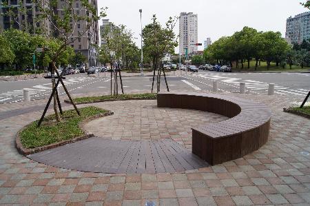 街道傢俱,塑木,香妃木,美術園道