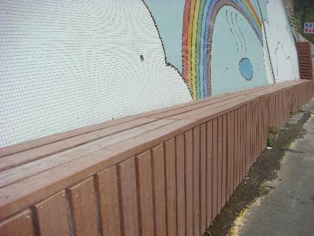 景觀材料,塑木,木纖塑木,東埔溫泉