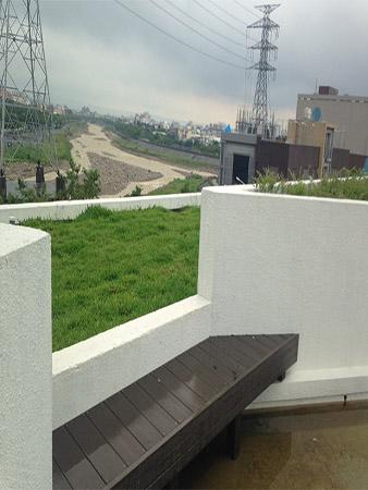 木紋塑膠仿木,塑木,台中市北屯區水資源回收中心