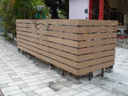 景觀材料,塑木,電箱美化