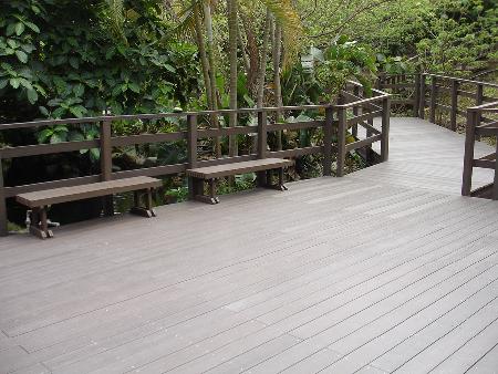 木作工程,塑木,壽山動物園