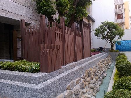 木紋塑膠仿木,塑木,高雄市前鎮區美術樹屋平台