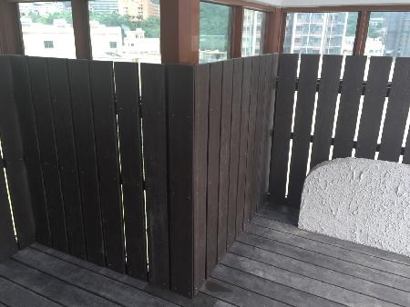 木作工程,江宅-祥順七街,木紋塑膠仿木