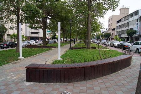 街道傢俱,塑木,香妃木,美術園道