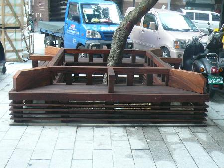 街道傢俱,綠心木,新莊市B廣場