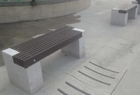 街道傢俱,塑木,北港武德宮