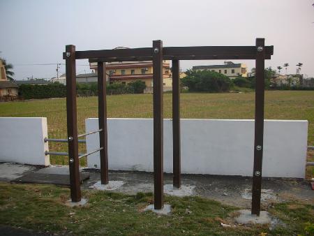體健設施,塑木,彰化縣埔心鄉休閒自行車道工程
