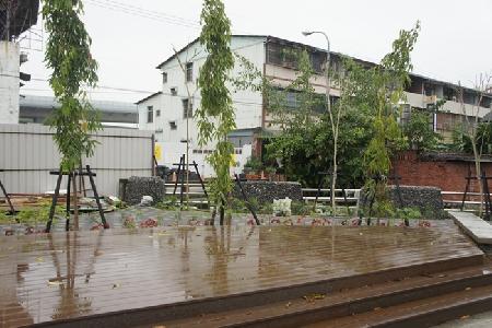 木紋塑膠仿木,塑木,北屯區和順公園