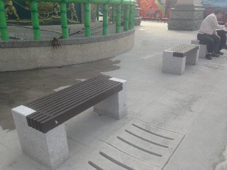 街道傢俱,塑木,雲林北港武德宮