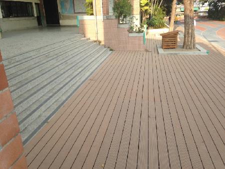 景觀材料,木纖仿木,瑞興國小